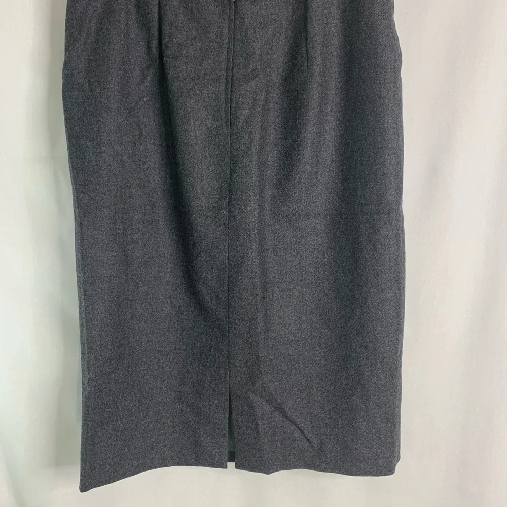 VINTAGE Valentino Miss V 100% Wool Pencil Skirt Lined Sz 48/14 (US Lg/12) R0 - Picture 3 of 6